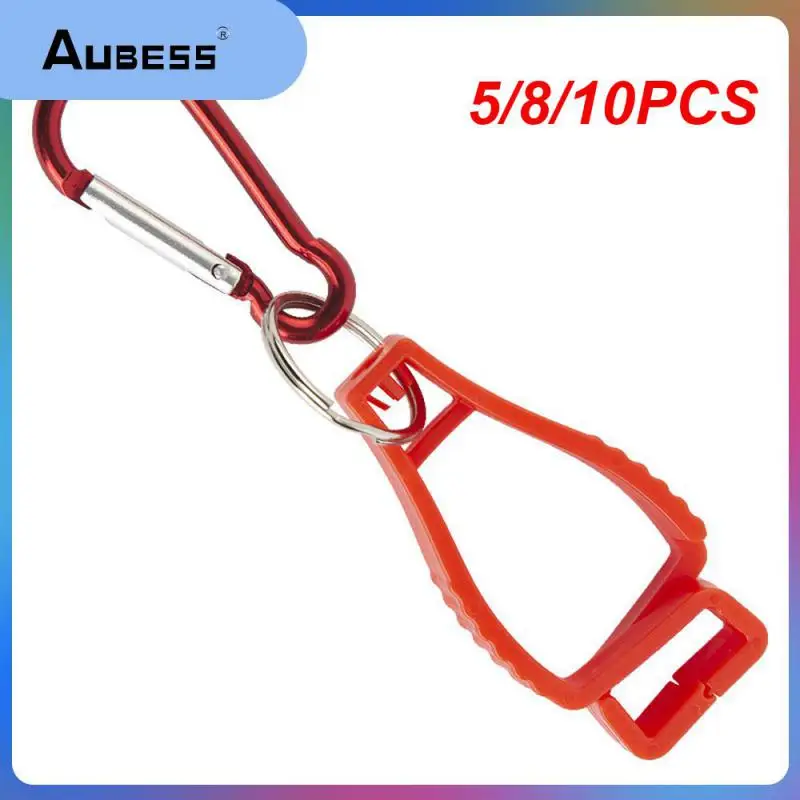 

5/8/10PCS Plastic Glove Grabber Clip Innovative Design Safety Glove Holder Anti-lost Belt Loop Labor Construction Glove Clip