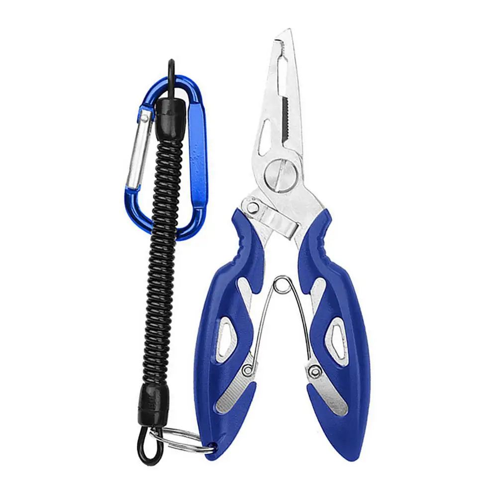 

Fishing Pliers Grip Fishing Tackle Gear Hook Recover Cutter Line Split Ring Fishing Accessories Use Tongs Multifunction Scissors