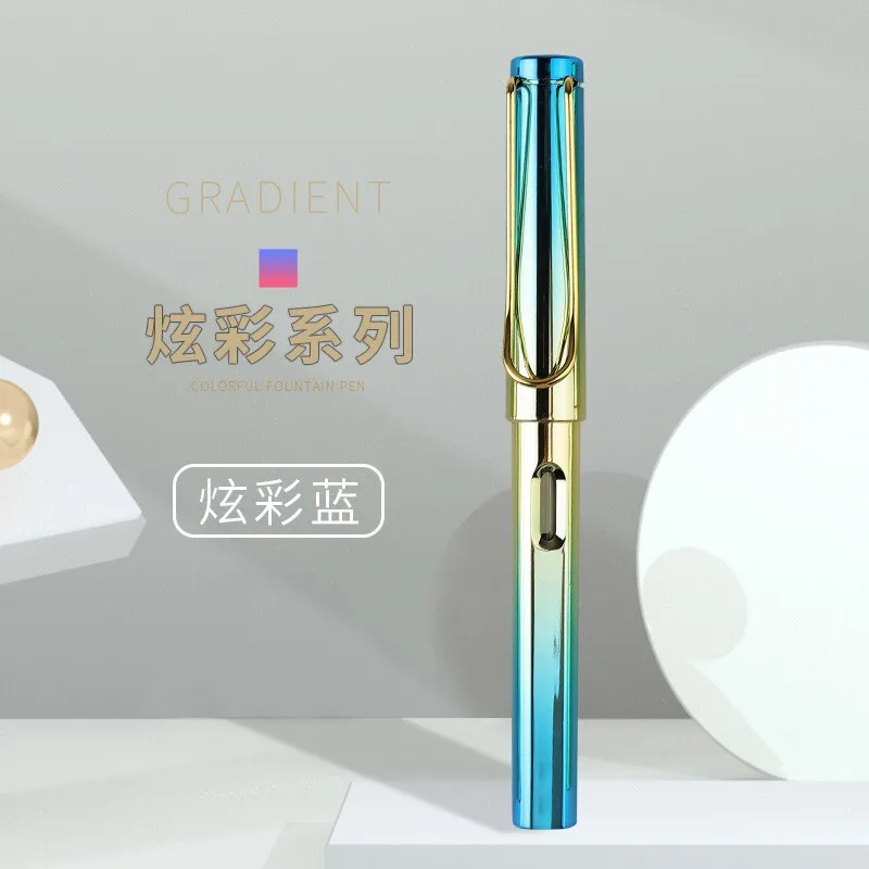 

Colorful Pen Colorful Stitching Grip Posture Correction Student Pen Posture Calligraphy Writing Practice Word Multi-Color Cool P
