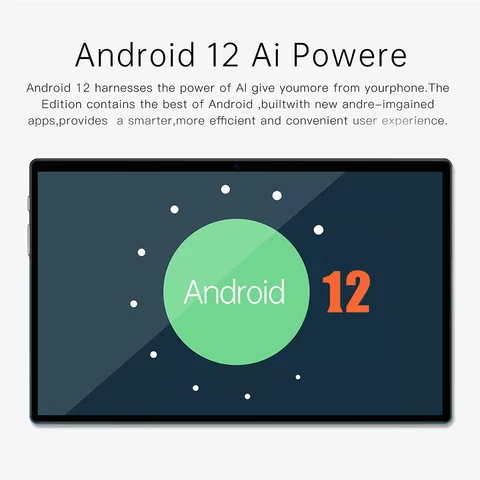 Планшет BDF 10.1", Android 12, 8 Гб, 256 Гб