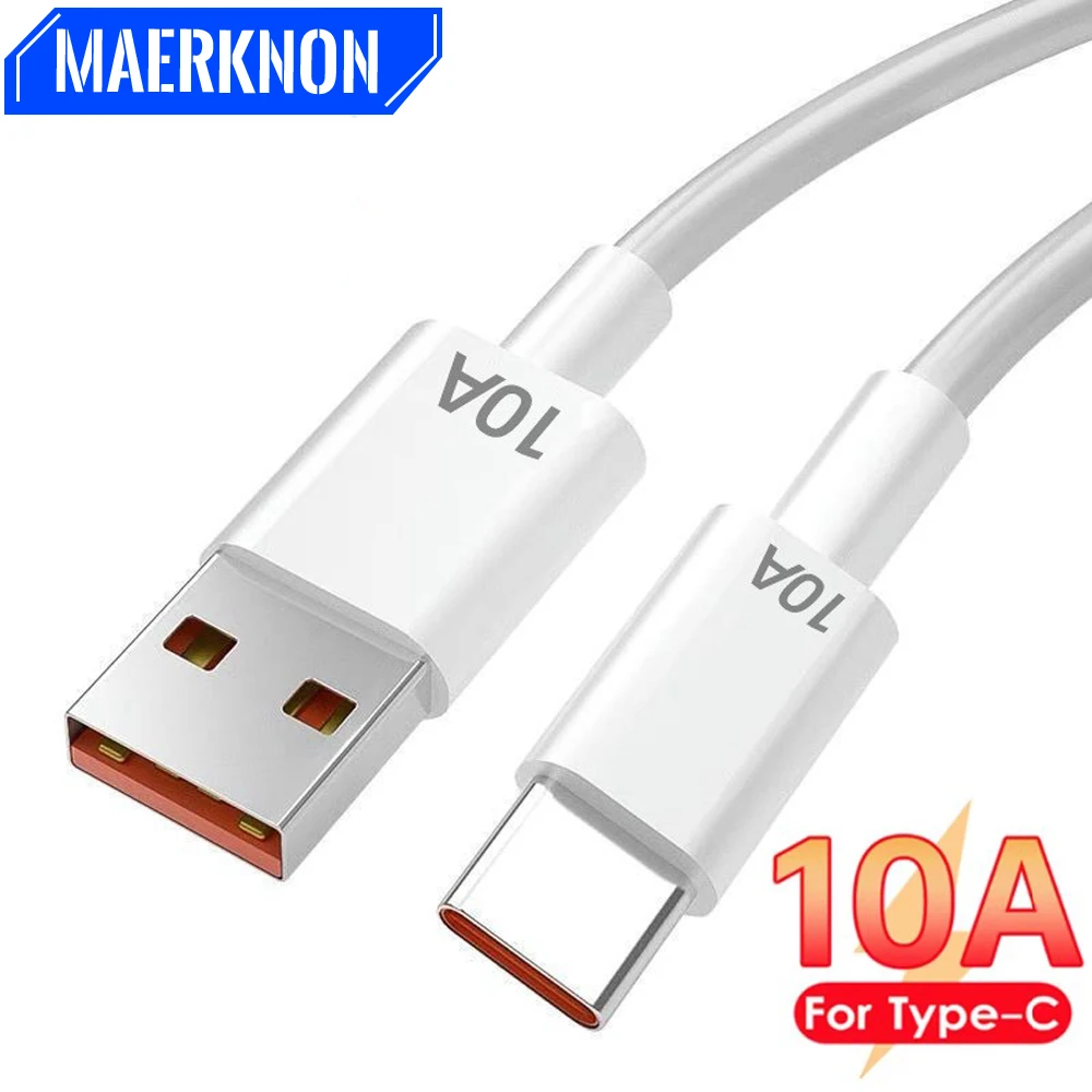 

10A 120W USB C Cable Fast Charging Data Cord Quick Charge Cable Mobile Phone Wire Type C Cable For Samsung Huawei Oneplus Xiaomi