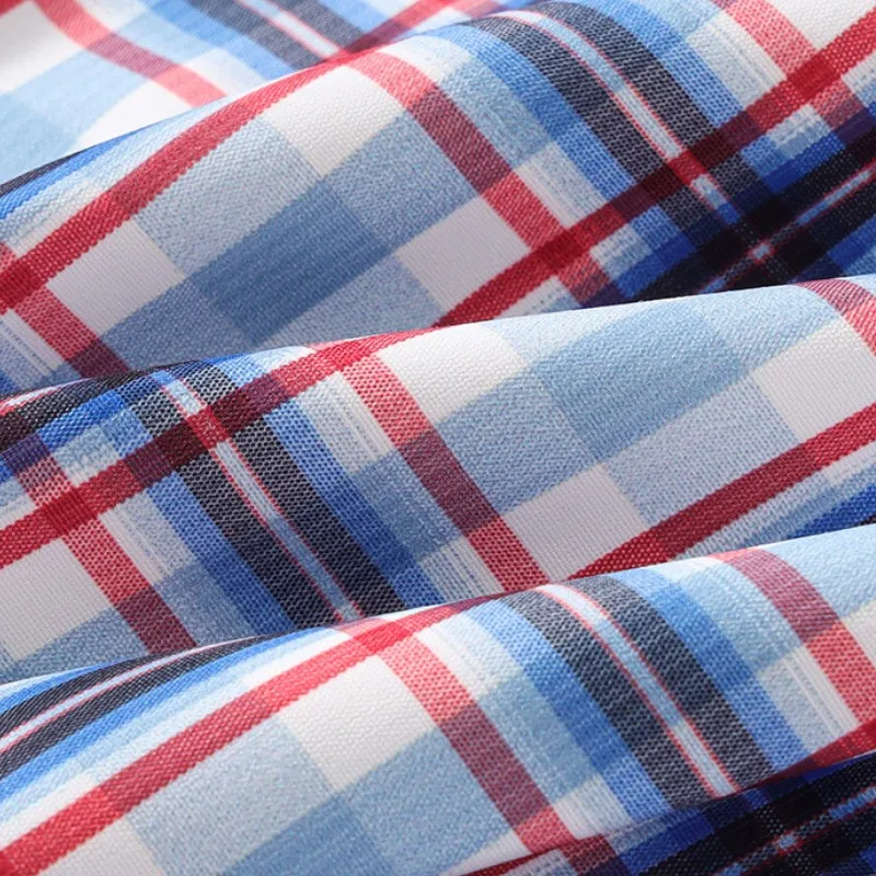 3pcs Arrow Pants Mens Boxers Men Loose Panties Plaid Wide Leg Boxer Shorts Homewear Breathable Underwear Quick-drying Underpants