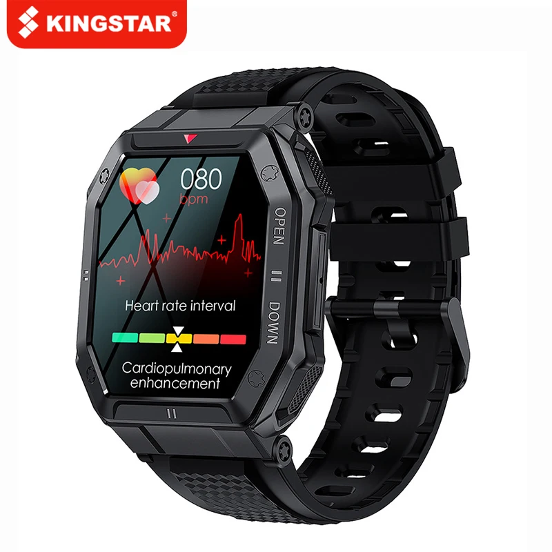 

Смарт-часы KINGSTAR мужские спортивные, Bluetooth, 350 мАч