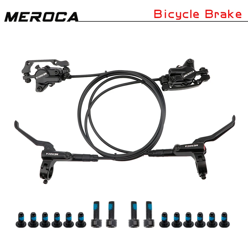 

MEROCA free shipping for SHIMANO MT200 DEORE SRAM mountain road bike hydraulic brake brake pads bmx bike. parts brake lever