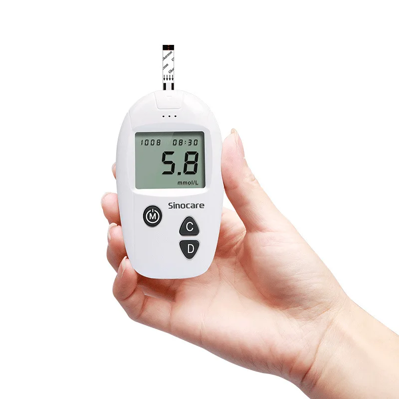 Medical Blood Sugar Gluco Meters Diabetes Tester Monitor Portable Glucometer Or Test Strips Lancet Indicator Paper