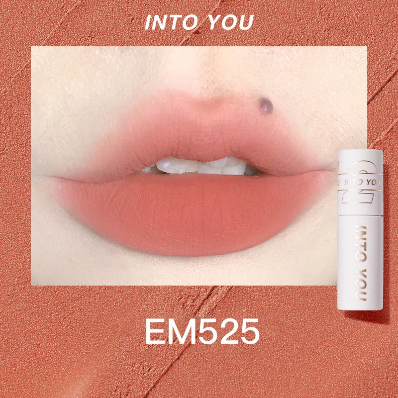 Блеск для губ INTO YOU матовая губная помада стойкая цветная многоцелевая и щек