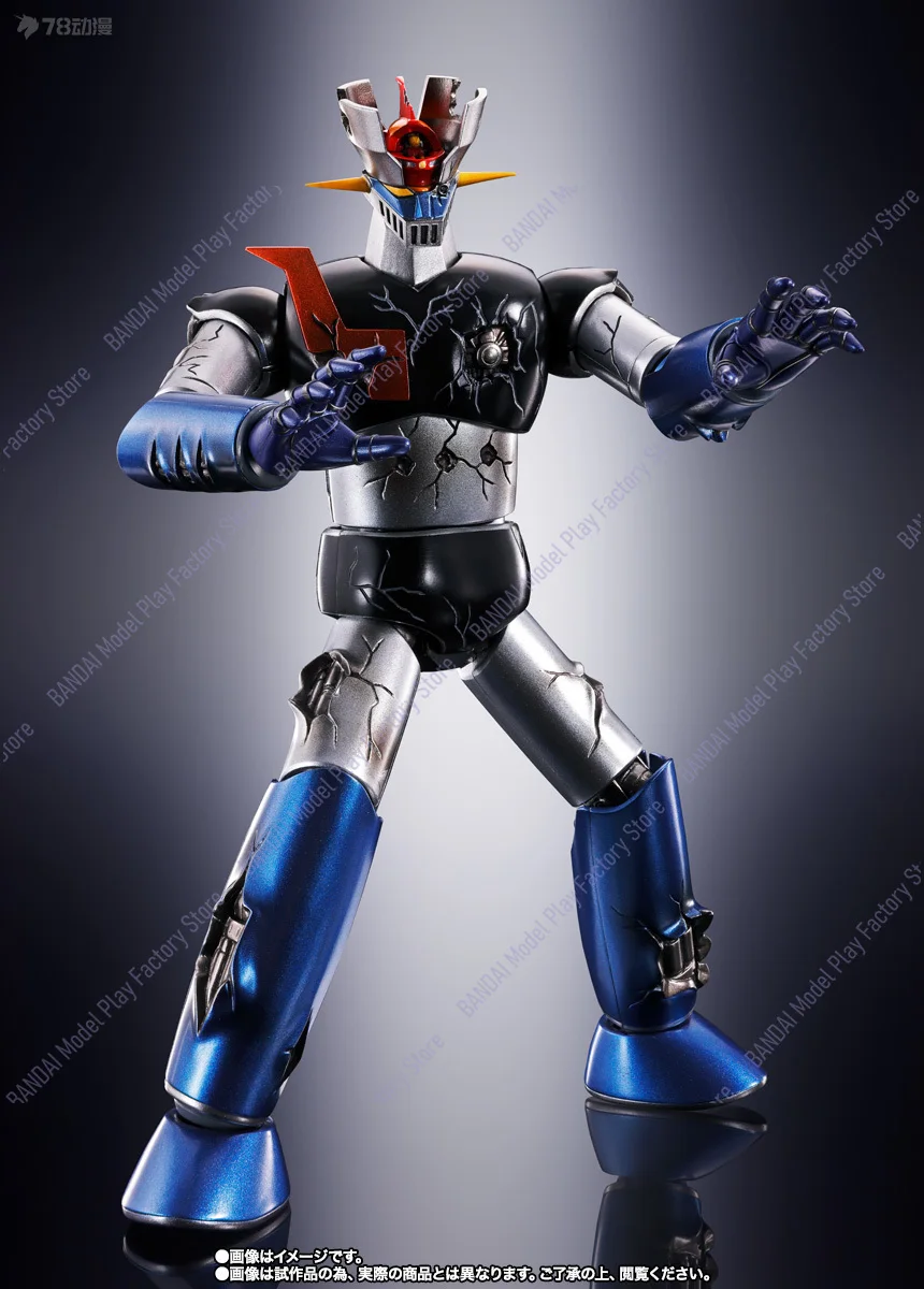 Фото Оригинальная фигурка Bandai SOUL OF CHOGOKIN GX-105D MAZINGER Z -KAKUMEI SHINKA- (поврежденная версия) Коллекционная фигурка аниме-персонажа, модель игрушки, подарок №4