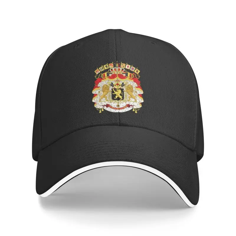 

New Cutom Belgium Flag Baeball Cap Sport Men Women' Adjutable I Love Belgian Coat Of Arm National Emblem Dad Hat Autumn