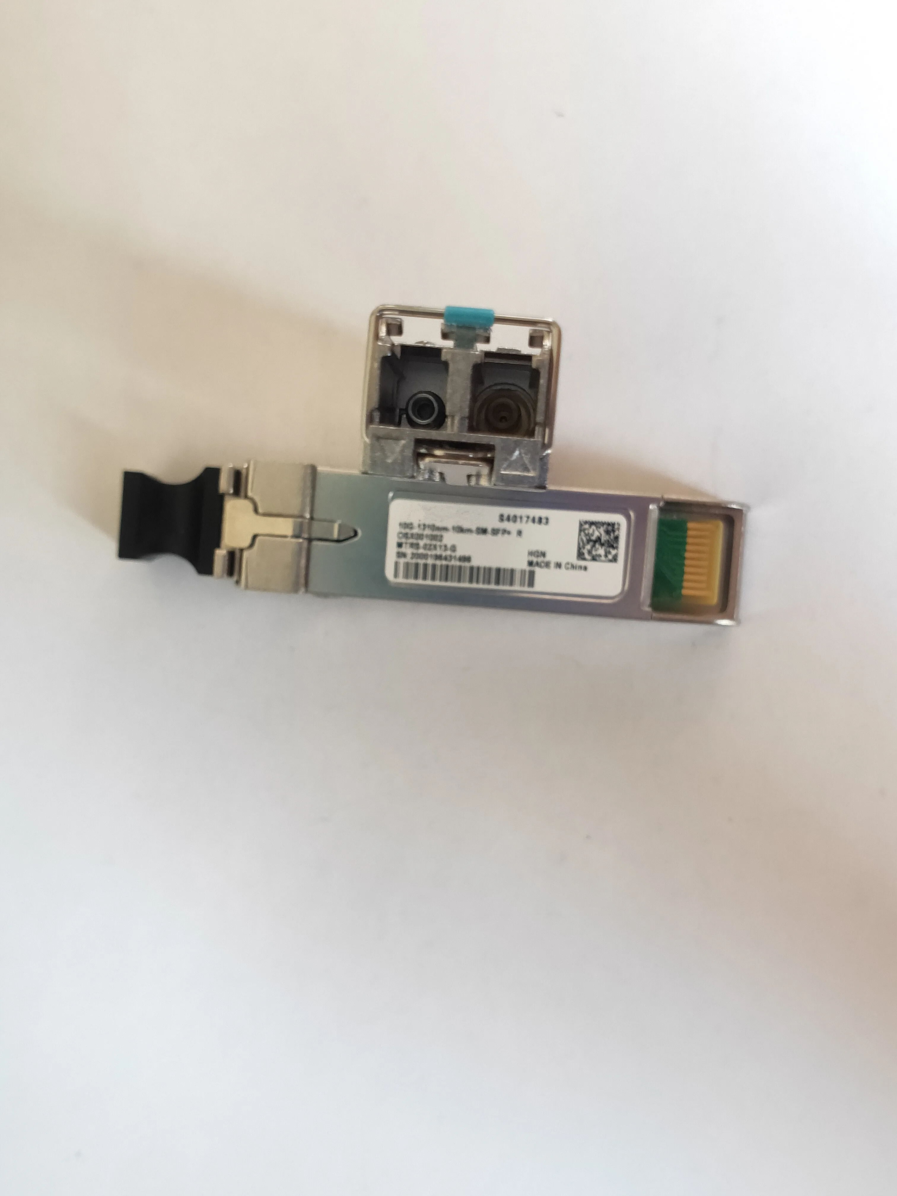 Оптоволоконный трансивер 10G SFP S 4017483   10G-1310NM-10KM-SM-SFP+ OSX 001002   MTRS-02X13-G Оптический сетевой модуль SFP+ 10 ГБ (art.: 3920cd5065fa4) - 3920cd5065fa4