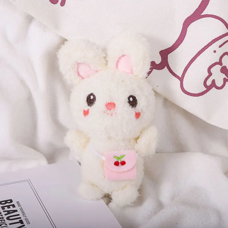 Новая модная мультяшная сумка через плечо в виде клубники кролик милая плюшевая