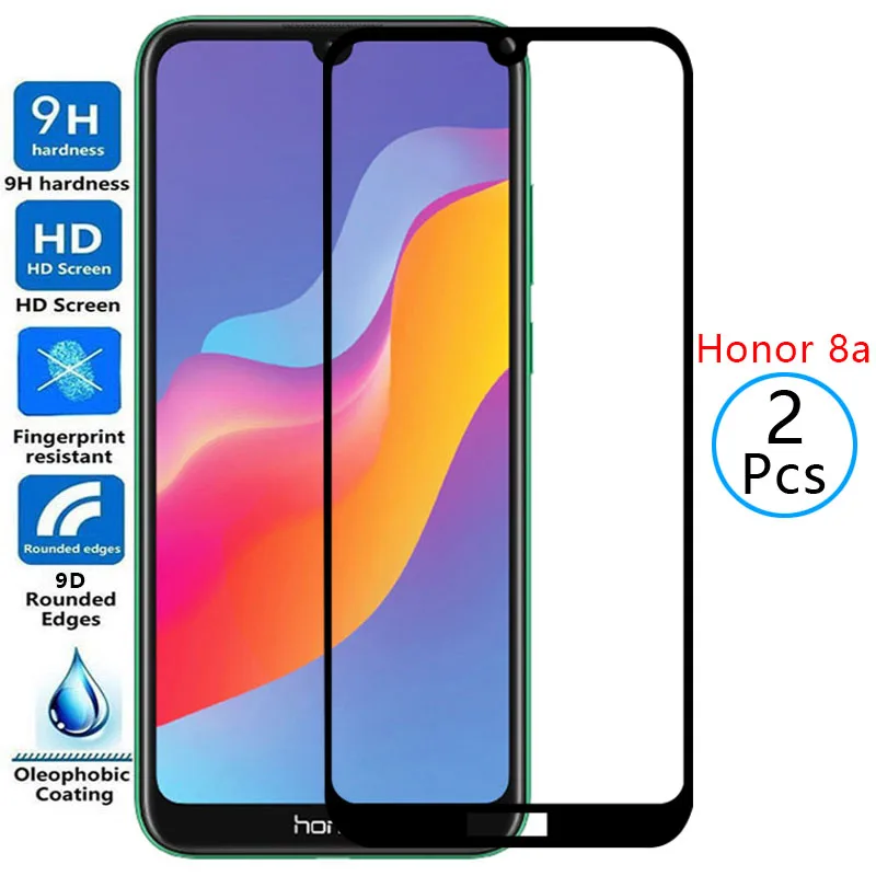 

Защитное закаленное стекло 9d для huawei honor 8a prime pro, протектор экрана для honor 8a, 8aprime, honer, onor 8 a, a8, защитная пленка