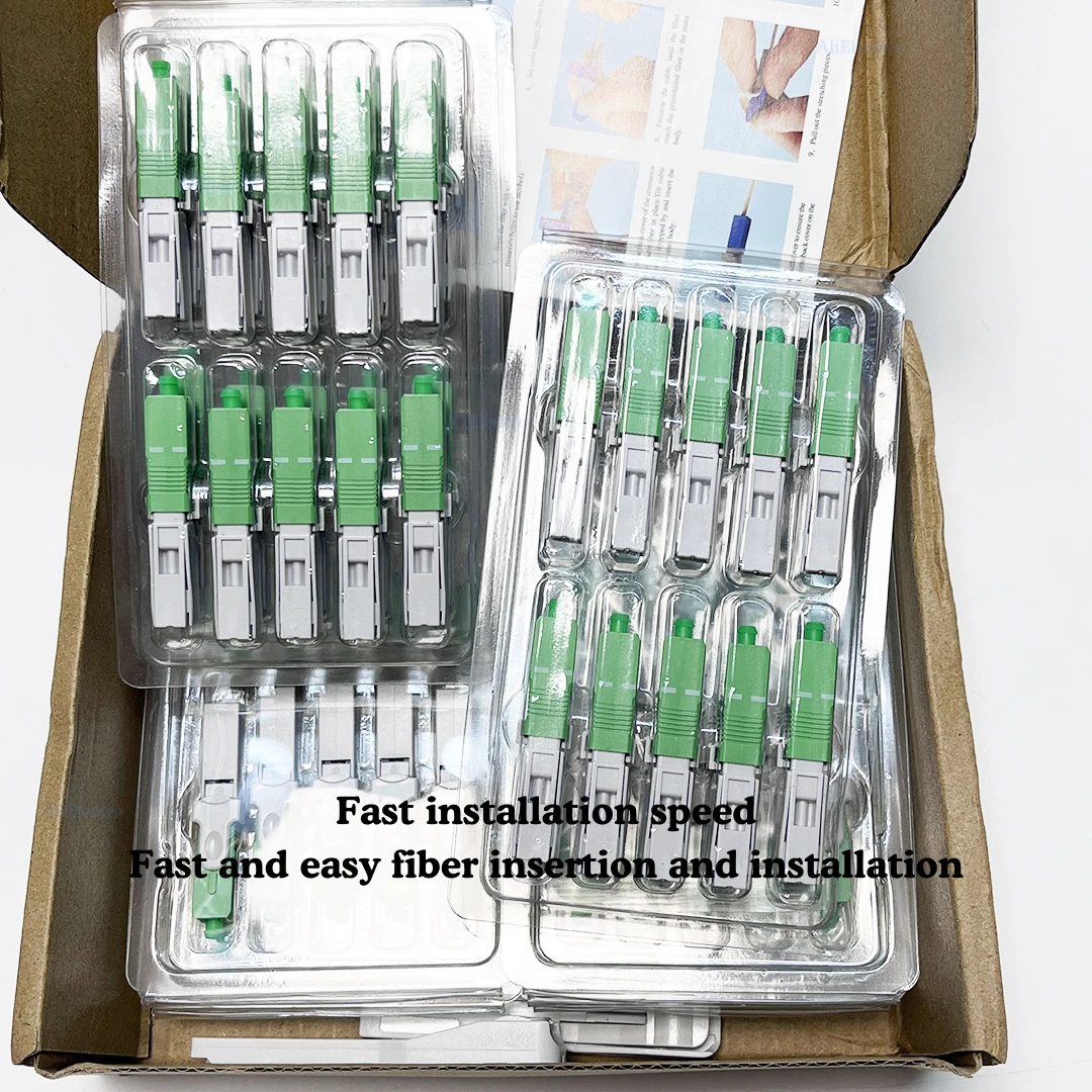 ESC250D FTTH SC APC Оптическое волокно Быстрый разъем Волоконно-оптический быстрый