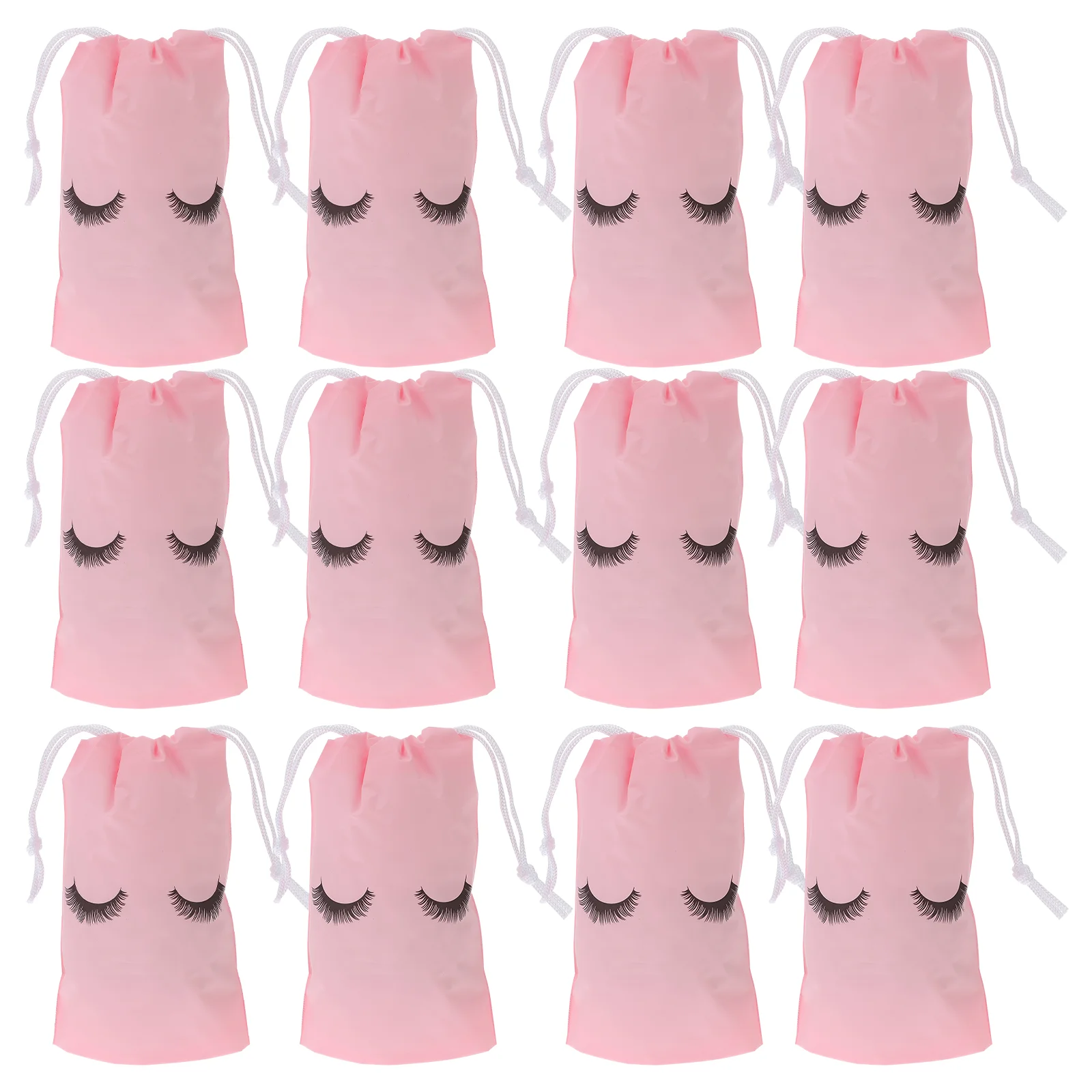 

100, пакеты для образцов шампуня, сумки для ухода за ресницами, сумка для туалетных принадлежностей на шнурке, сумки на шнурке для макияжа