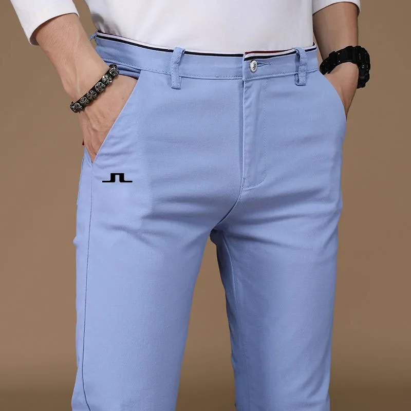 Embroidery Logo Golf Clothing Men's New Summer Men's Golf Pants Business Casual Quick Dry Golf Pants Golf Clothes Golf Pants