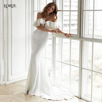 lorie off shoulder flare pleat mermaid formal prom gowns bodycon satin mono evening party dresses saudi arabia cocktail dress