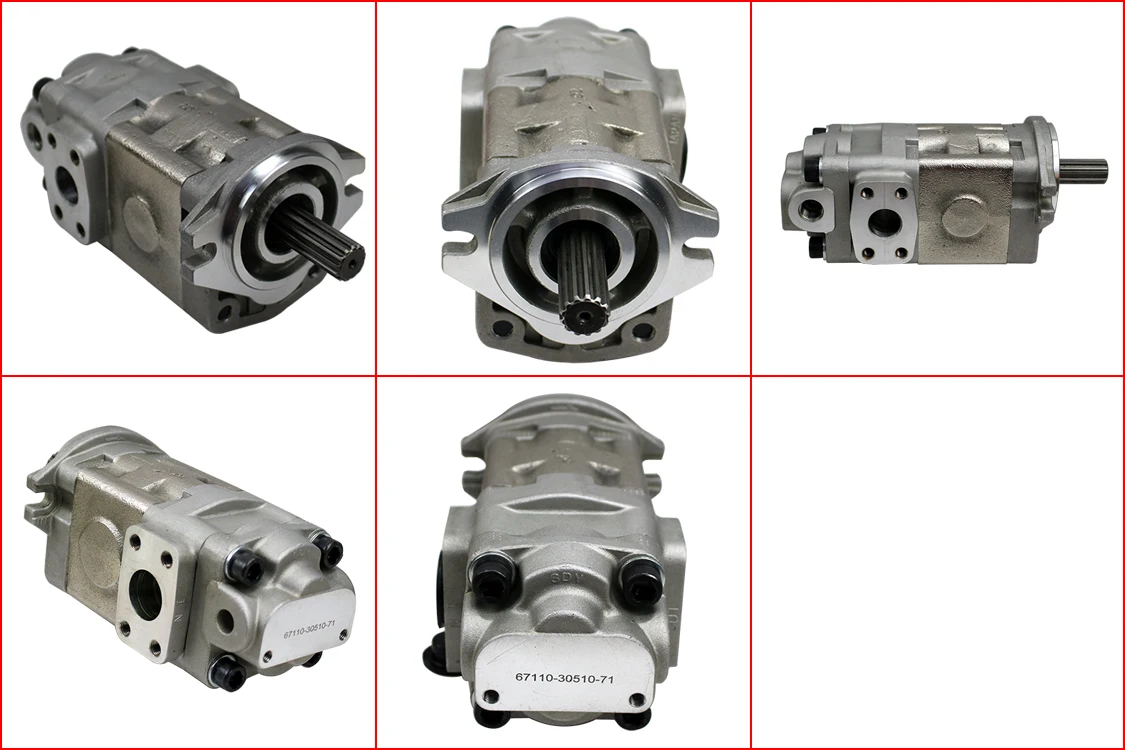 67110-30510-71 Гидравлический насос для вилочного погрузчика 7F/6F40/35 Шестеренчатый Shimazu