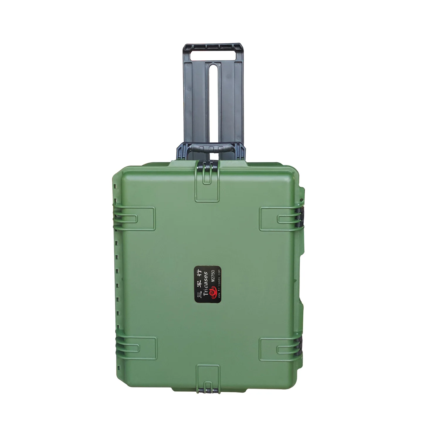 Hard Plastic case M2750 Suitcase Trolley Tool Box With Pre-cut Foam