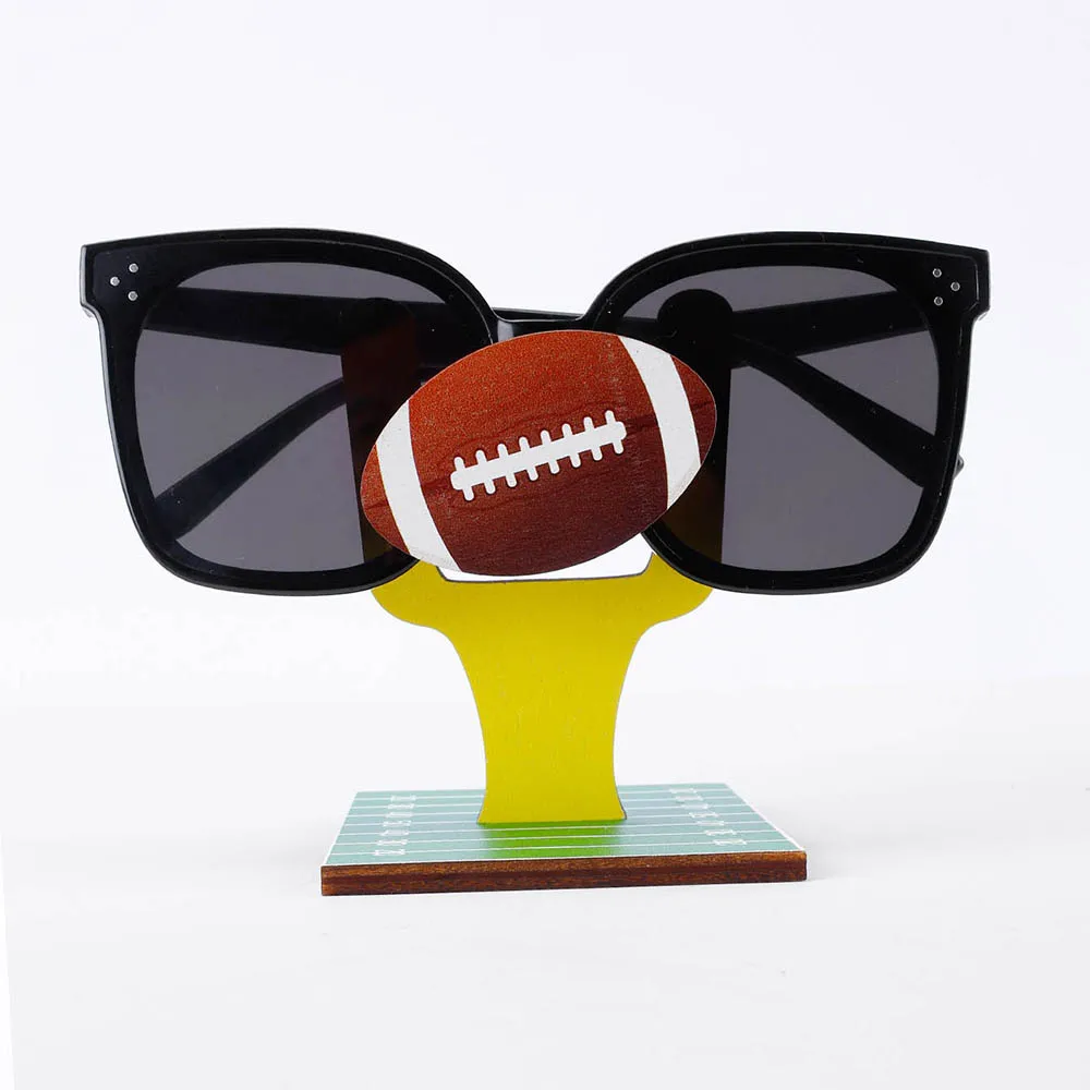 1 шт. деревянная подставка для хранения очков в спортивном стиле