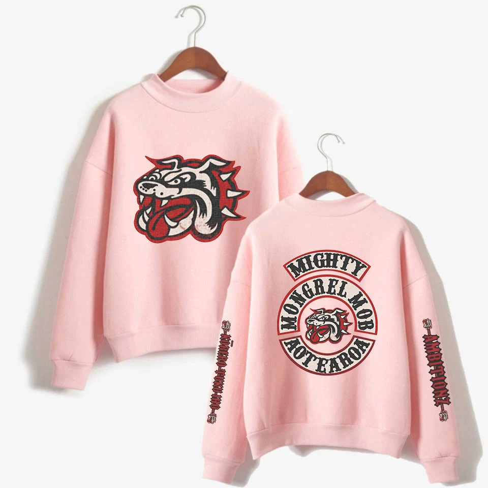 

2022 модные толстовки Mongrel Mob с принтом, Женская/Мужская Водолазка с длинным рукавом, повседневные стильные толстовки, горячая Распродажа, мод...