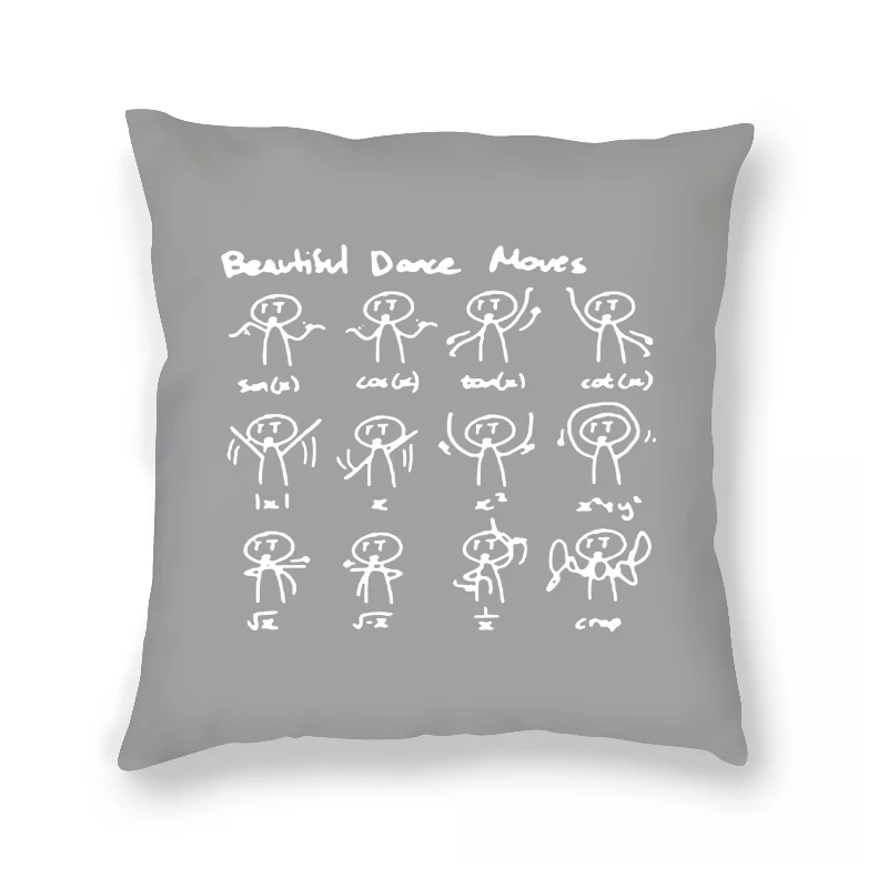 

New Brand Round Maths mathematics beautiful dance moves 's Designer boyfriend Pillow Case