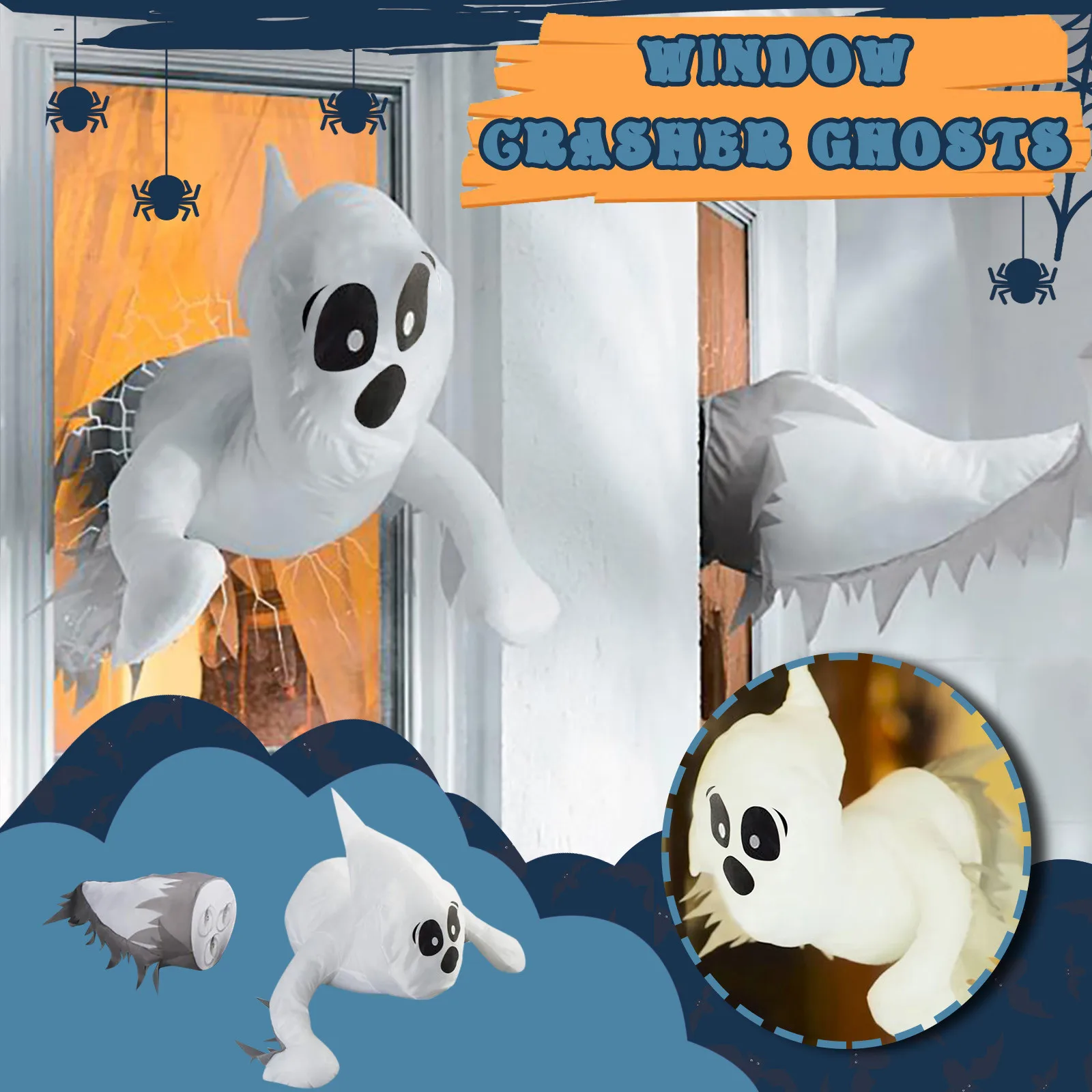 

Плюшевые игрушки, крешер на окно, призраки, милые призраки на Хэллоуин, страшные призраки, украшения на окно, кукла на Хэллоуин