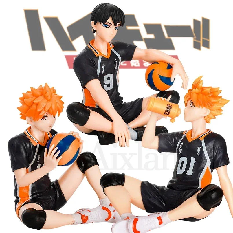 

10cm Haikyuu!! Anime Figure Hinata Shoyo Tobio Kageyama PVC Action Figure Yu Nishinoya Figurine Collectible Model Toys Kid Gift