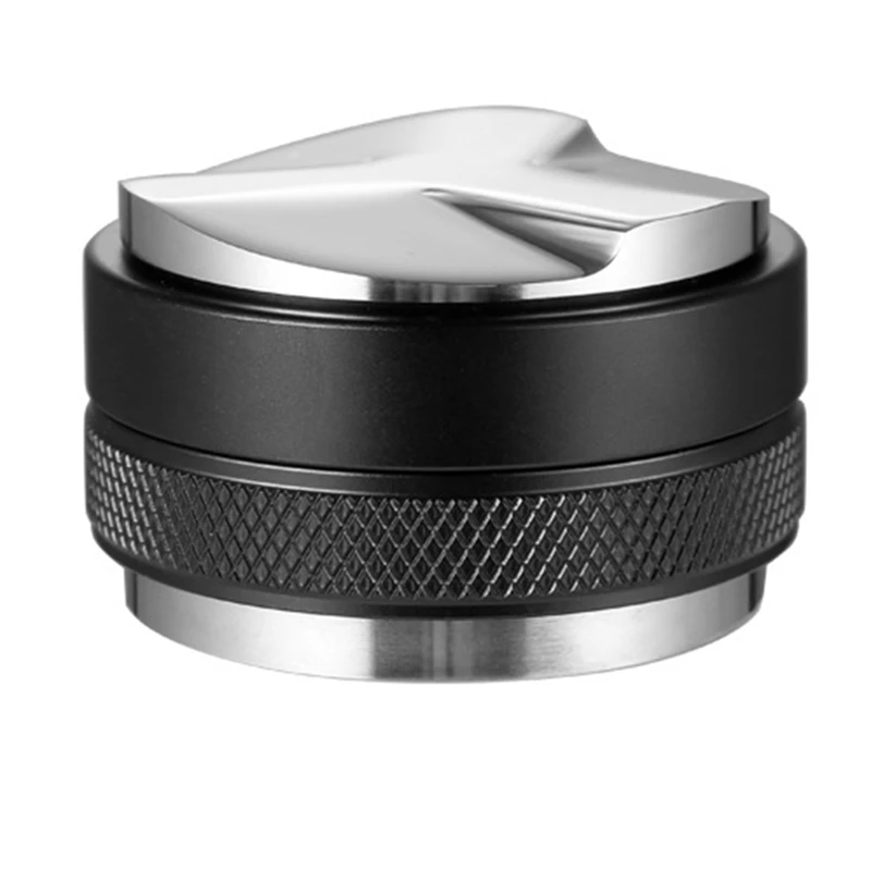 

AT69 -Dual Sided Coffee Tamper 3 Angled Slopes And Flat Base Uncoated Solid Stainless Steel Leveler Tool