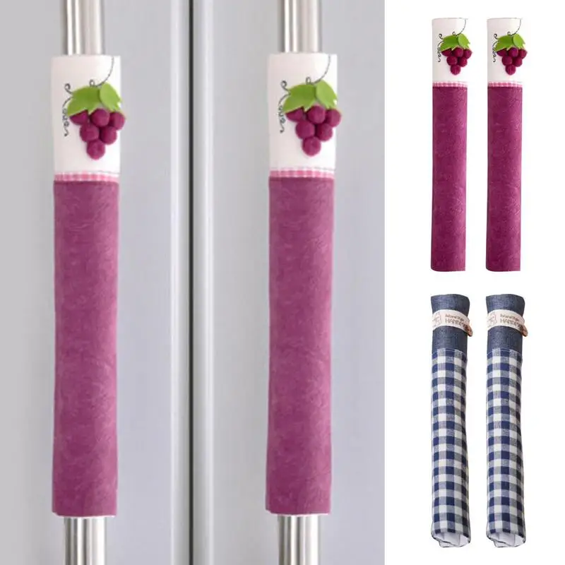 

Чехлы для ручек сохраняют чистоту антистатическое украшение для двери кухонного холодильника нескользящий мягкий чехол для ручки моющаяс...