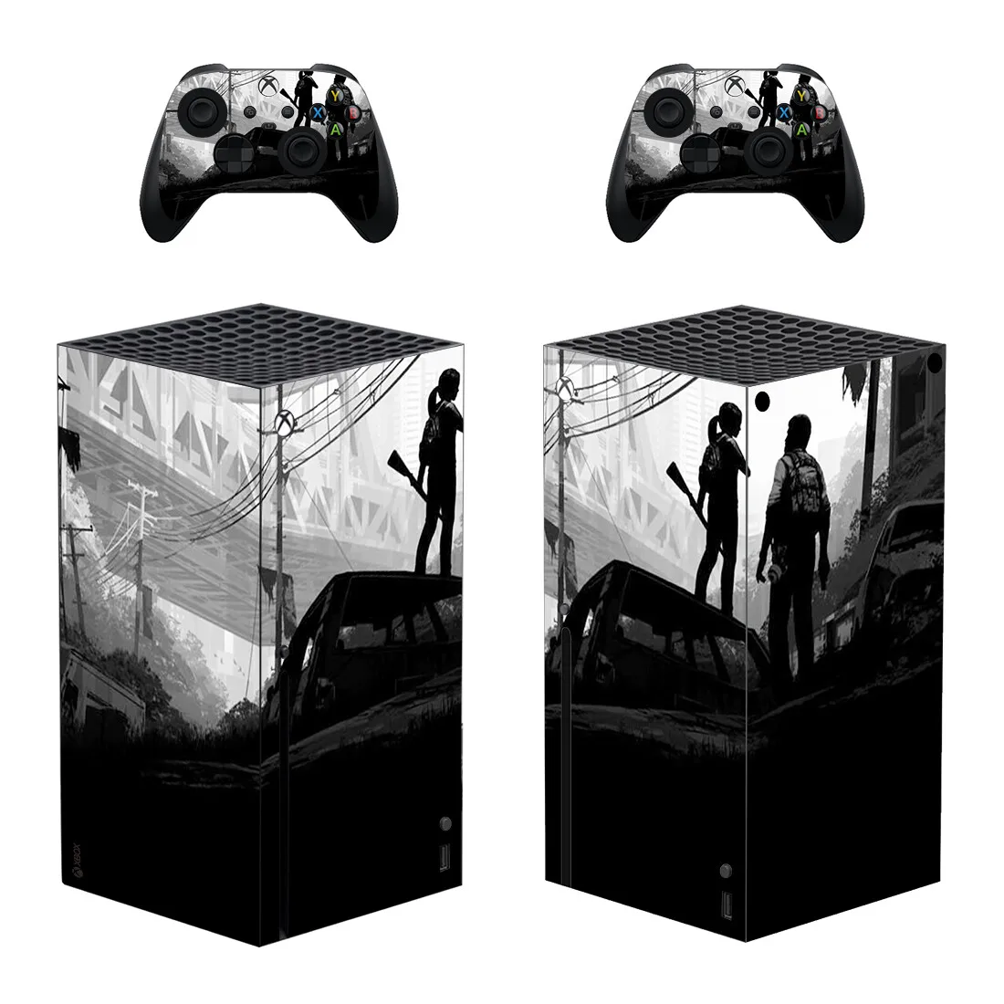 

The last Style Xbox Series X Skin Sticker for Console & 2 Controllers Decal Vinyl Protective Skins Style 1