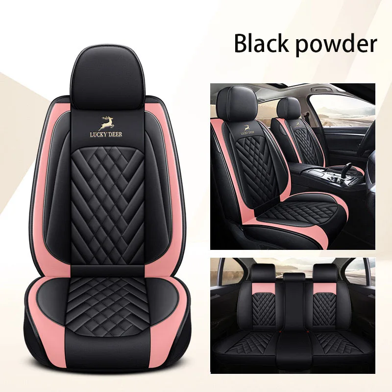 Универсальные кожаные чехлы на сиденья автомобиля для kia EV5 K2 K3 K3S K4 K5 KX CROSS KX3 KX5 KX7