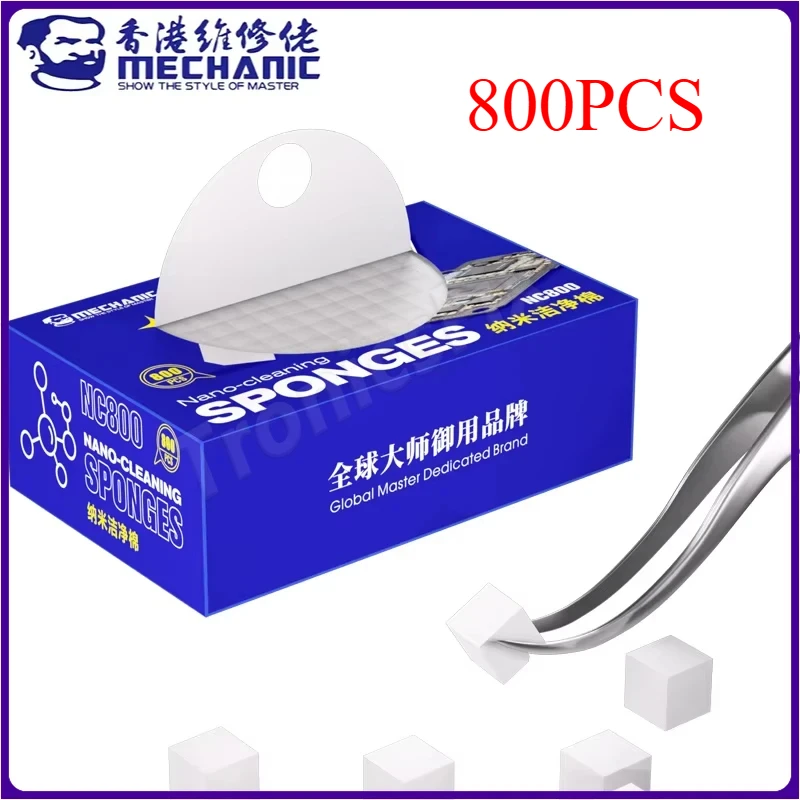 Mechanic NC800 нано губка для очистки экрана материнской платы, камеры, печатной платы, паяльный флюс, инструмент для очистки паяльного масла