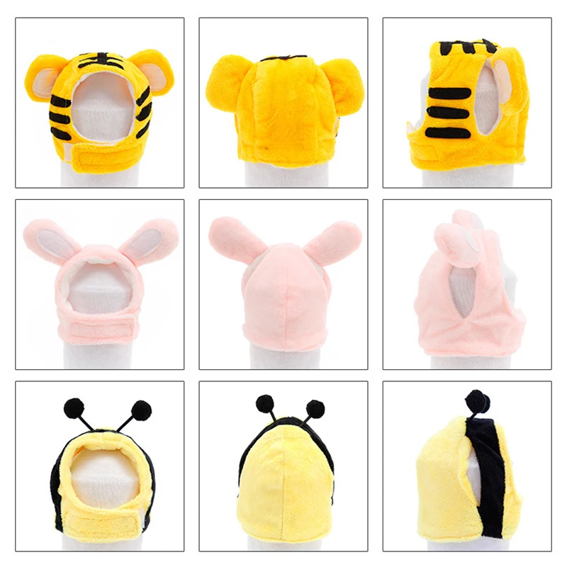

Cute Pet Headwear Cartoon Cat Headgear Soft Pet Hat Funny Dog Disguise Headdress Cross-dressing Party Selling Pet Supplies