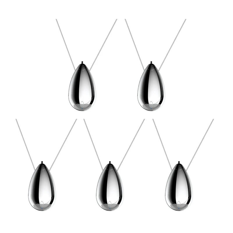 

5X Portable Air Purifier Necklace Mini Wearable Air Freshner Personal Hanging Ionizer Negative Ion For Adults Kids