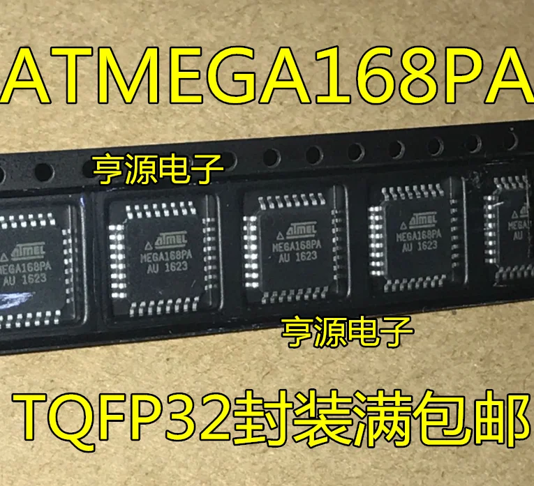 Новый оригинальный встроенный Чипсет ATMEGA168PA-AU 168V-10AU -10MU 168PB-AU 168-20AU 168PA-MU IC, 10 шт.