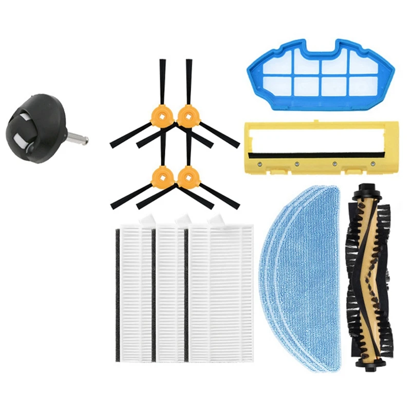 

1Set Replacement Accessories Vacuum Cleaner Parts Roller Brush Filter For Ecovacs Deebot N79 Yeedi K600 Conga Excellence 990