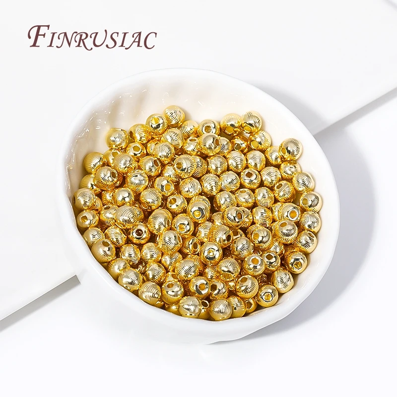 бусины металлические/бусины разделители Позолоченные латунные металлические