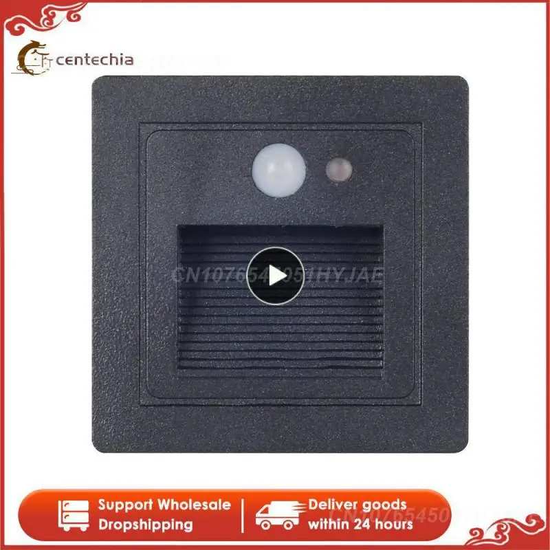 

Sensor Led Wall Lamp Suitable For Various Scenarios Cute Design Corridor Corner Wall Lamp Human Body Sensing Night Light