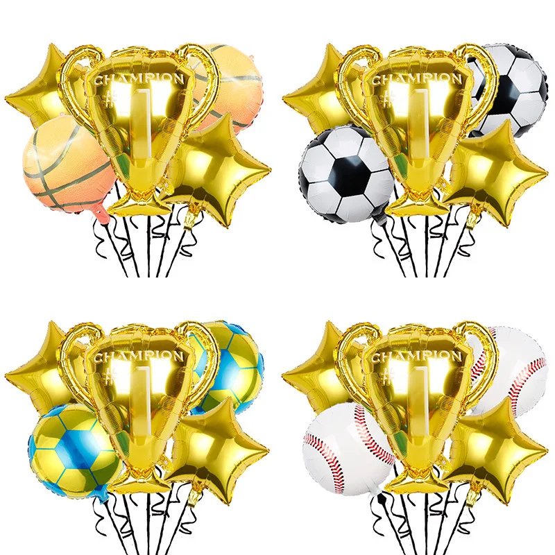 Золотой трофей 18-дюймовый футбольный воздушный десант для мужчин украшения дня