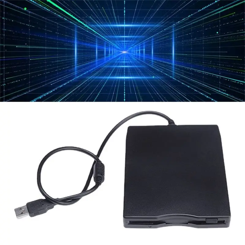Фото Внешний USB-дисковод DT15 для гибких дисков 3,5 дюйма, 1,44 МБ, для ноутбуков и настольных компьютеров, черный №4