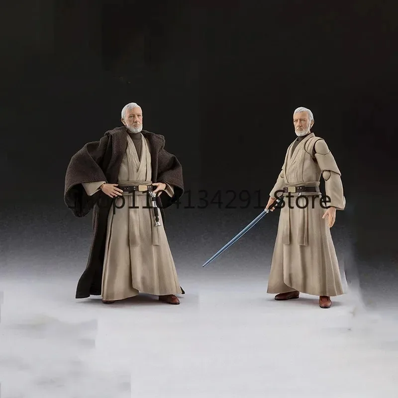 Оригинальная подвижная фигурка Bandai SHF Star Wars Бен Кеноби из фильма «Новая надежда», классическое издание, коллекционная игрушка, подарок на день рождения (art.: 3920dbca4e4dc) - 3920dbca4e4dc