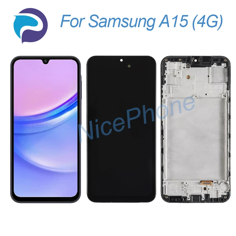 ЖК-экран для Samsung A15 4G + сенсорный дигитайзер дисплей 2408*1080 SM-A155F/DSN/M/DS/P/R