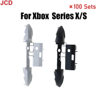 jcd 100 pcs rb lb bumper trigger buttons middle bar holder for xbox series s x xsx xss controller repair parts accessories