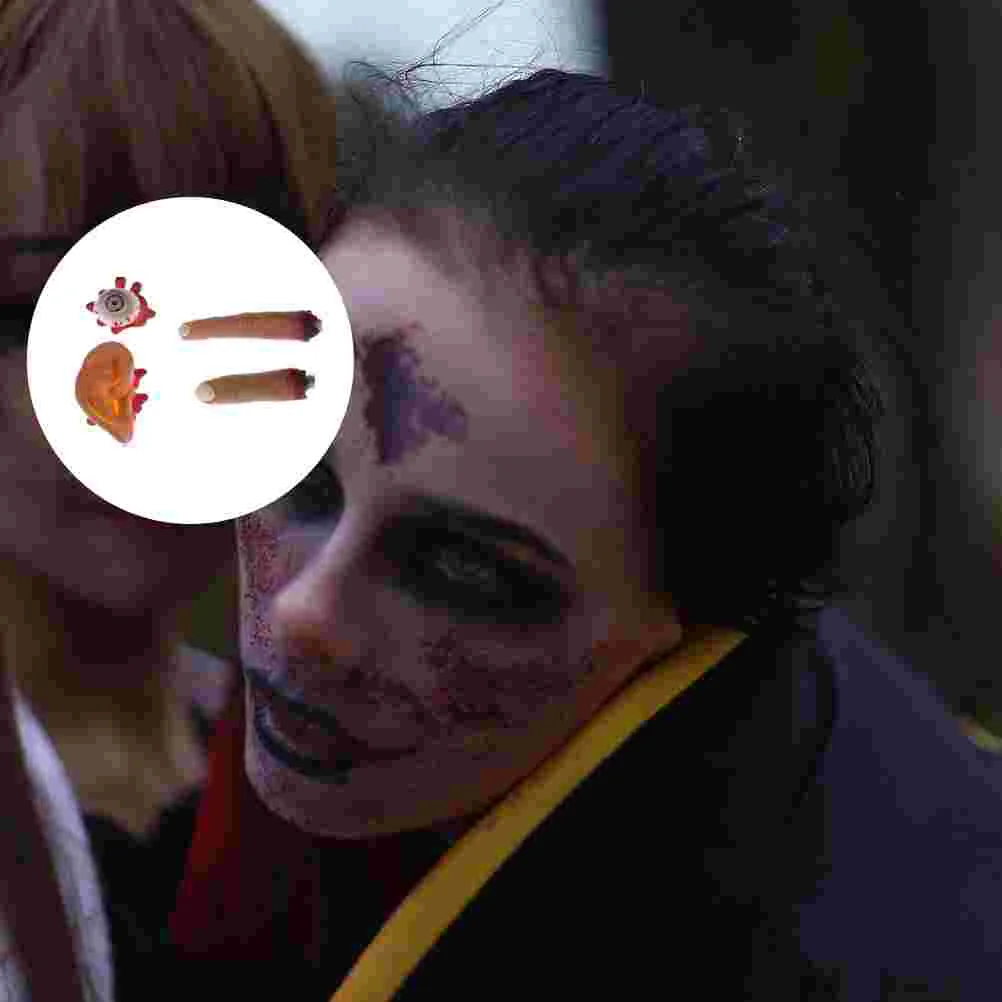 

Искусственные глазные яблоки на Хэллоуин, украшение для тела и пальцев, реквизит для ушей, реквизит для украшения глазного яблока, разделен...