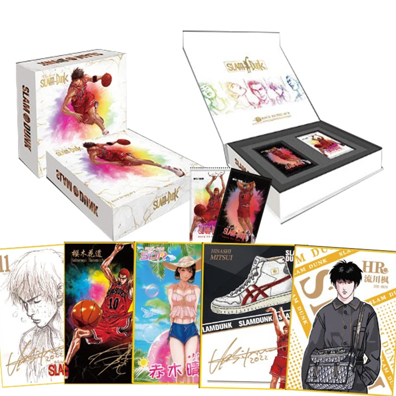 

Карты SLAM DUNK аниме экшн-фигурки бустер коробка SP карты буквы настольная игра коллекция хобби игрушки для детей рождественские подарки