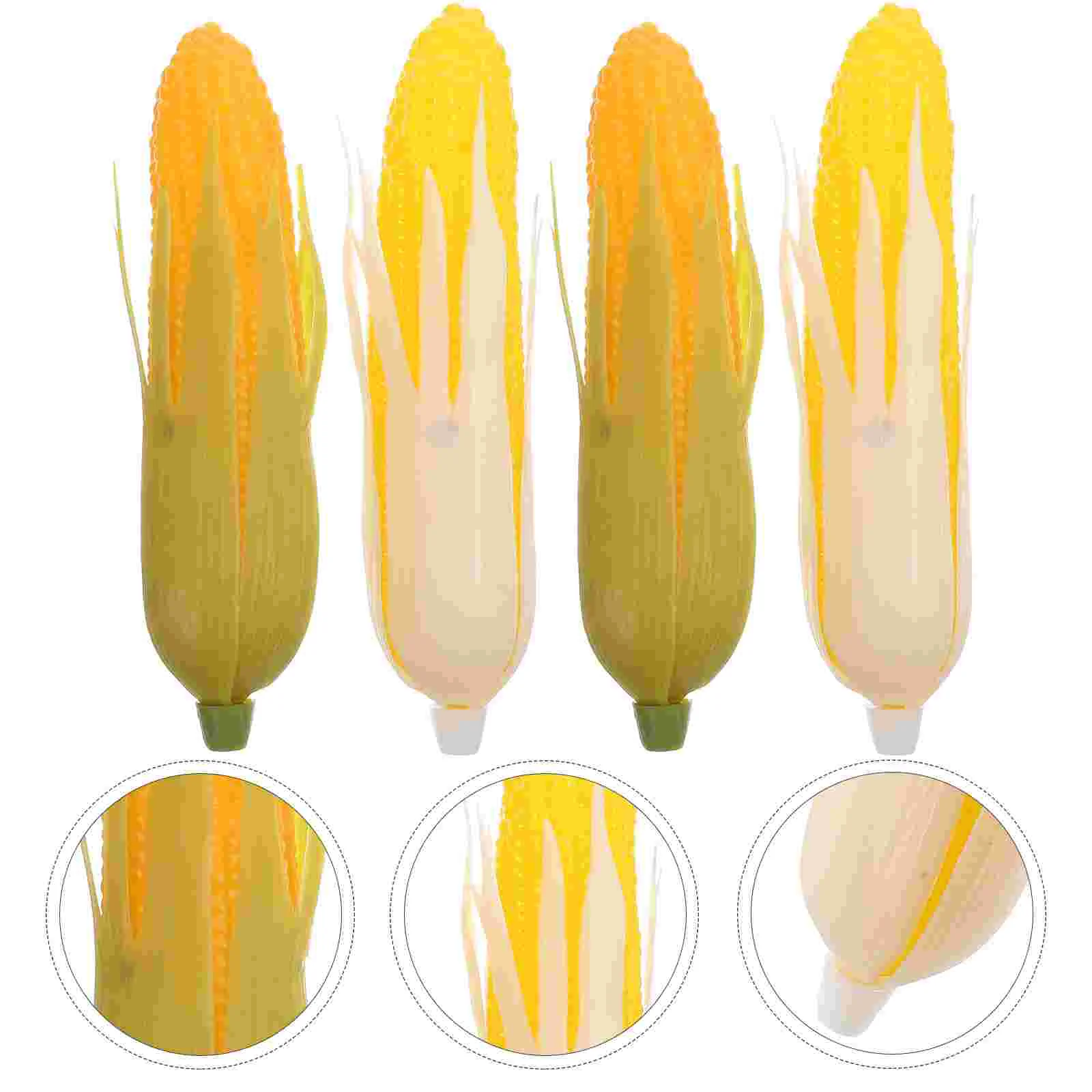 

Corn Fake Artificialvegetables Decor Decoration Model Photo Prop Toy Restaurant