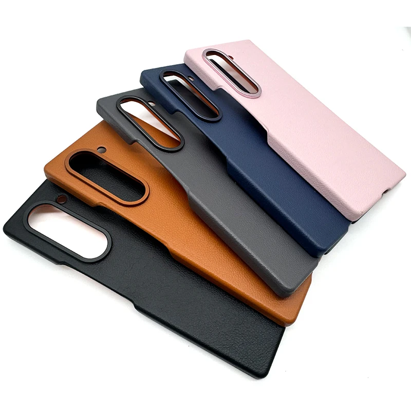 Кожаный чехол для Samsung Galaxy Z Fold 6 Kindsuit роскошный высококачественный из экокожи Fold6