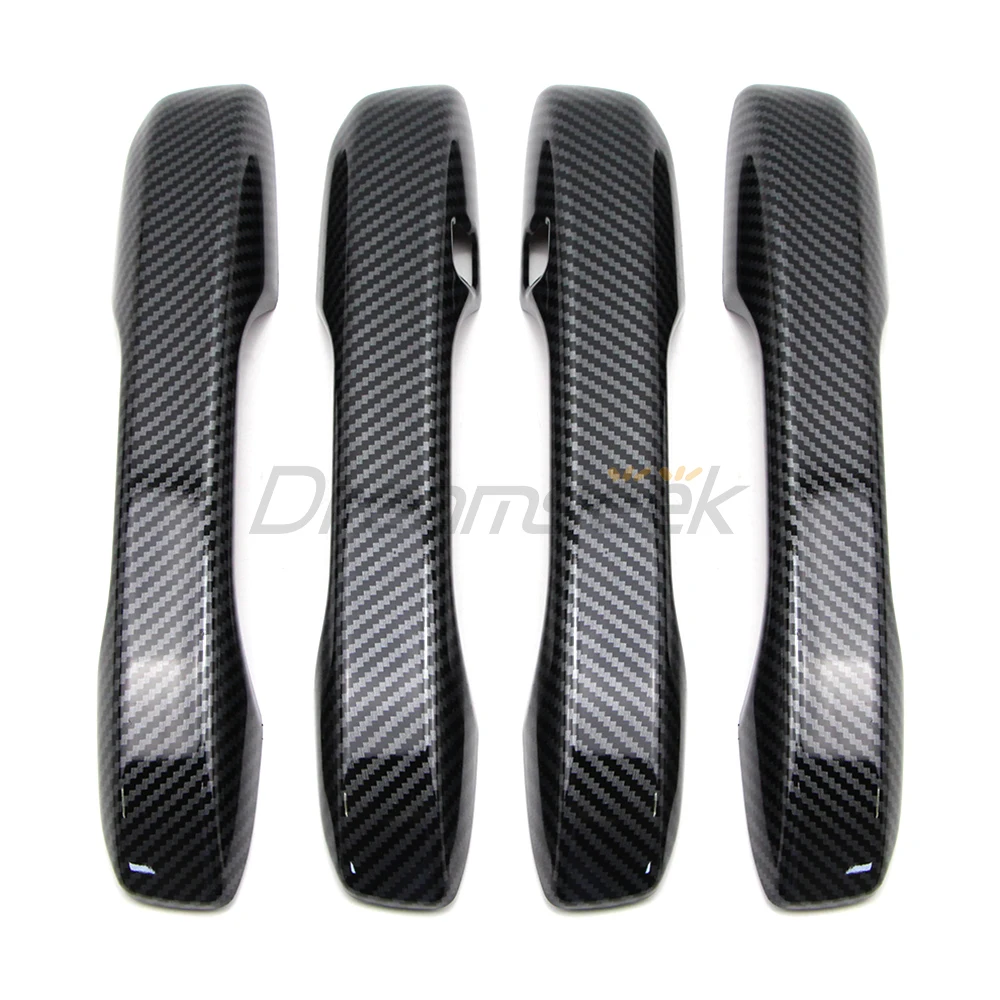 

For Honda Civic 2022 2023 Car Exterior Door Handle Cover ABS Carbon Fiber Pattern With 2 Smart Keyless hole 4PCs