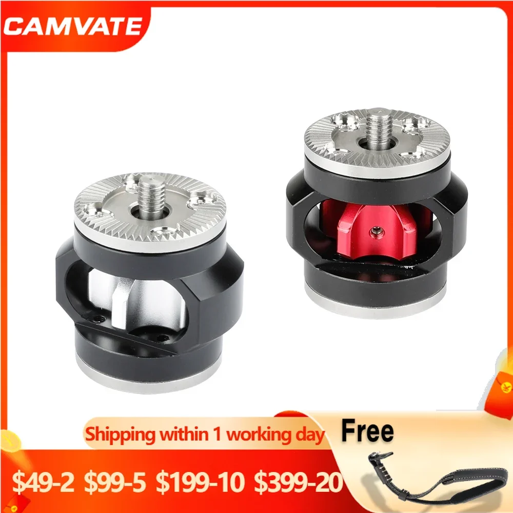 Camvate-mount Lock Extensão Conector para Câmera Dslr Kit Handle Ombro Rig Fotografia Acessórios qr Arri Rosette m6