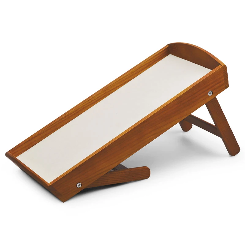 Oirlv Foldable Wooden Jewelry Stand Wooden Fold Display Stand Desk Solid Wood Jewelry Tray For Jewelry Display Storage Organizer