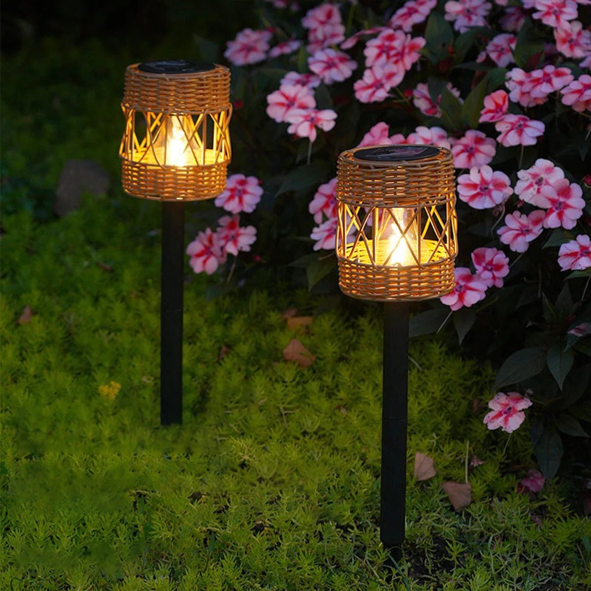 Фонари для газона на солнечной батарее наружные водонепроницаемые садовые лампы